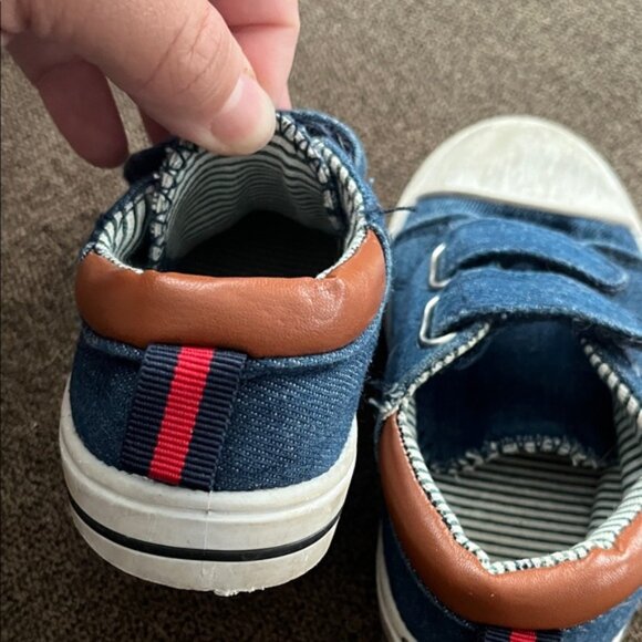 🔥 Blue and Brown Kids Shoes 🔥 - Picture 5 of 7
